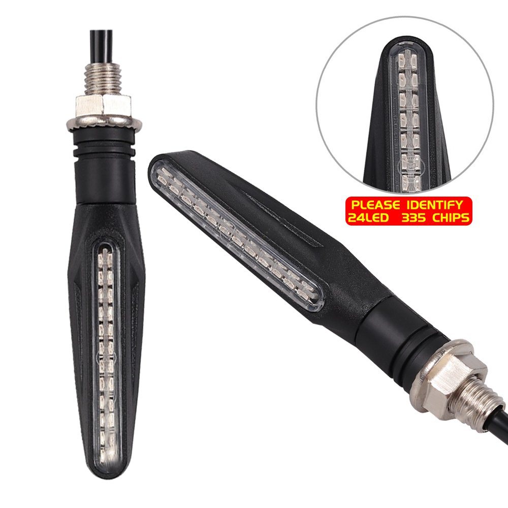 Turn Signal Light 24 LED for Motorcycle Directional Light 
