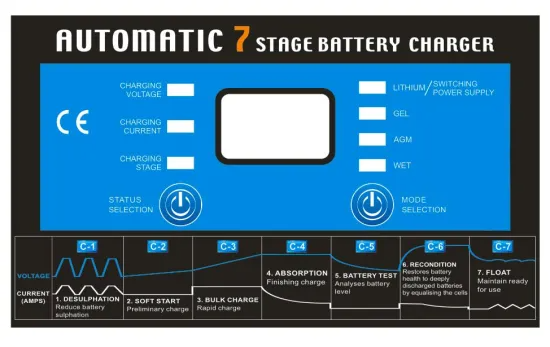 12V/24V 20A 7 Steps Smart Battery Charger