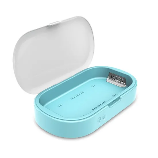 Portable UV Light Box Money Phone Mask Fast Sterilization UVC Disinfection Light Box Indoor/Outdoor ABS UV Sanitizer Box