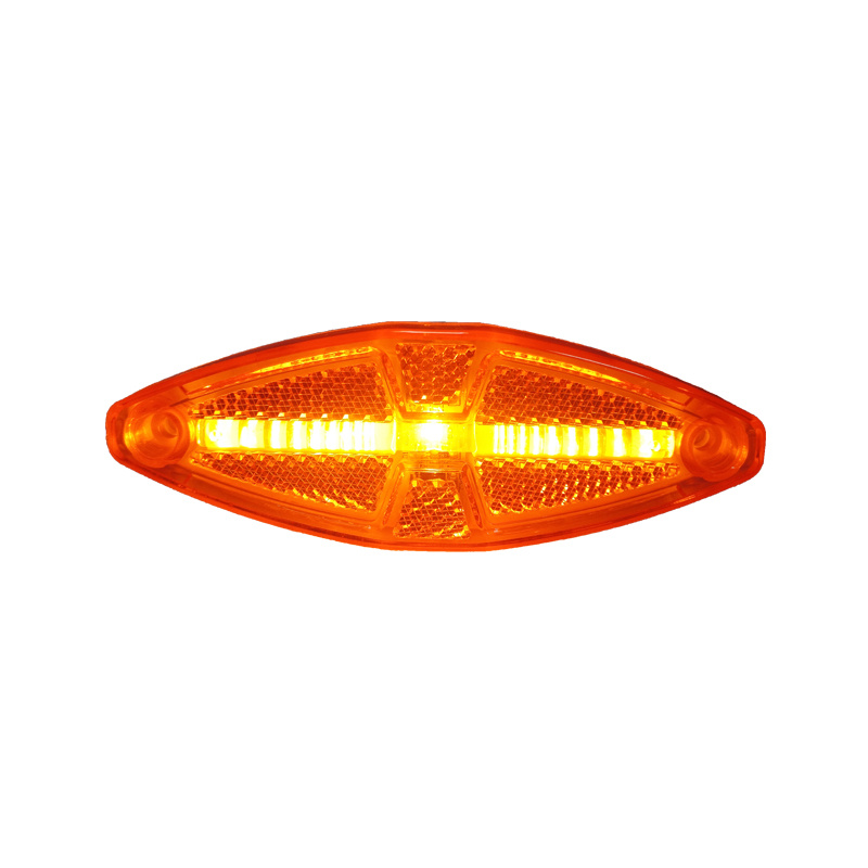 Optical Strip LED Clearance/Side Marker Light Built-in Reflex Reflector with Light Guide Bar Technology for Trailer/Truck/Coach/Bus LED Light