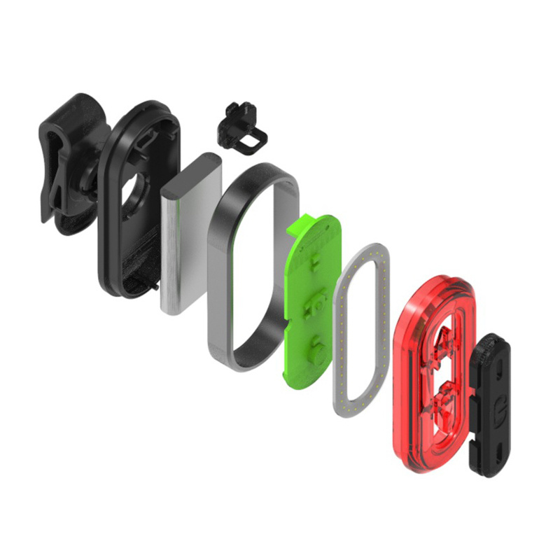 High Lumens Ipx5 LED Light USB Rechargeable Bike Rear Bicycle Tail Light