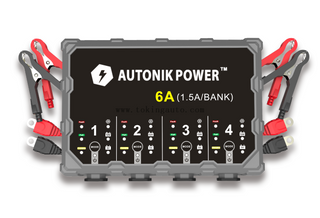 4BANK BATTERY CHARGER