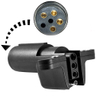 6pin To 4pin Adapter Towing Connector for Car Semi Trailer Truck Caravan